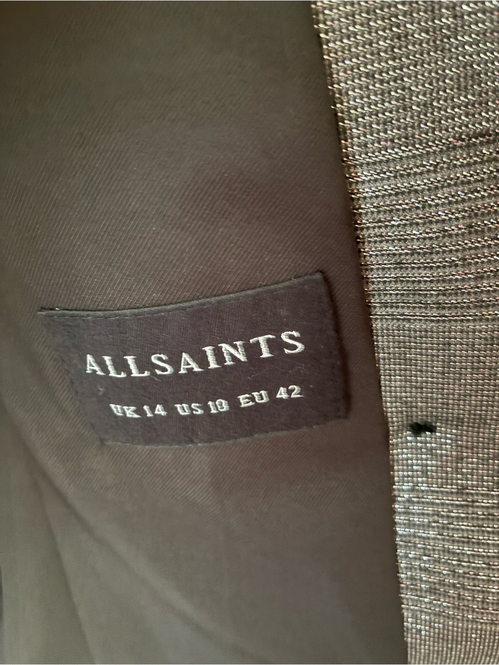 Women’s double breasted All Saints blazer - Picture 4 of 5